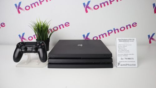 Sony PlayStation 4 PRO 1TB fekete játékkonzol garanciával hibátlan működéssel - használt