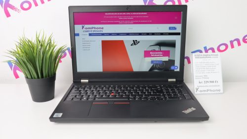 LENOVO ThinkPad P15 Gen1 mobil munkaállomás - i7 10850H 16GB DDR4 256GB SSD Quadro T1000 4GB WIN11 - használt