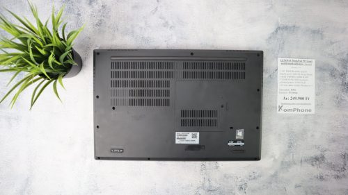 LENOVO ThinkPad P15 Gen1 mobil munkaállomás - i7 10875H 16GB DDR4 512GB SSD Quadro T1000 4GB WIN11 - használt