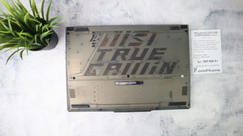 MSI Cyborg 15 A12VF FHD GAMER notebook - i5 12450H 16GB DDR5 512GB SSD RTX 4060 8GB - használt