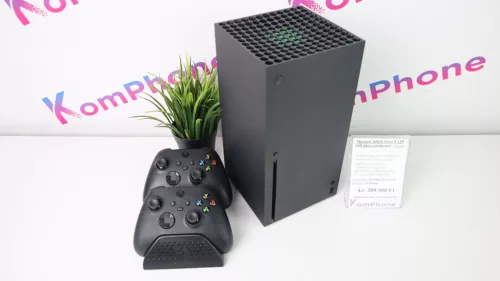 Microsoft XBOX Series X 1TB SSD fekete játékkonzol extra kontrollerrel garanciával hibátlan működéssel - használt