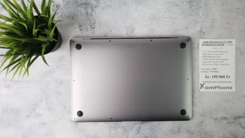 Apple Macbook Air 13” 2020 M1 8GB RAM 256GB SSD notebook garanciával hibátlan működéssel - használt