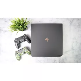   Sony PlayStation 4 PRO 1TB fekete játékkonzol extrákkal garanciával hibátlan működéssel - használt