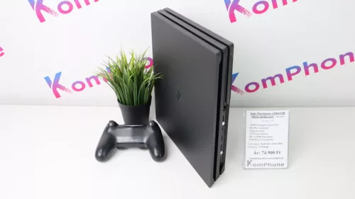 Sony PlayStation 4 PRO 1TB fekete játékkonzol extra játákok garanciával hibátlan működéssel - használt