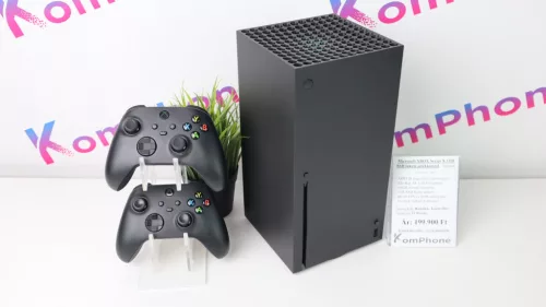 Microsoft XBOX Series X 1TB SSD fekete játékkonzol extra kontrollerrel garanciával hibátlan működéssel - használt