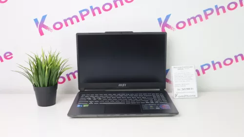 MSI Cyborg 15 A12VE Gamer notebook - i5 12450H 16GB DDR5 512GB SSD RTX 4050 6GB W11 - használt