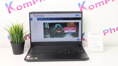 Lenovo Ideapad Gaming 3 Gamer notebook - R7 5800H 16GB DDR4 512GB SSD RTX 3050 4GB - használt