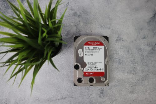 3TB Western Digital WD RED SATA HDD meghajtó garanciával hibátlan működéssel - használt
