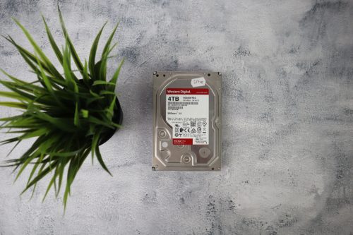 4TB Western Digital RED Pro SATA HDD meghajtó garanciával hibátlan működéssel - használt