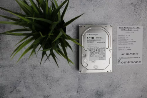 10TB WD Purple Pro SATA HDD meghajtó garanciával hibátlan működéssel - használt