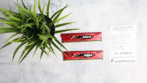 16GB G.Skill Ares DDR3 2133MHz memória garanciával hibátlan működéssel - használt