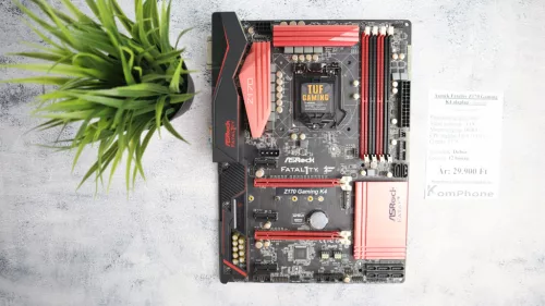 Asrock Fatality Z170 Gaming K4 alaplap garanciával hibátlan működéssel - használt