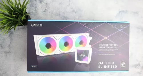 Lian Li Galahad II 360ARGB white bontatlan vízhűtés garanciával hibátlan működéssel - használt