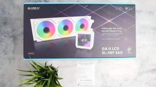 Lian Li Galahad II 360ARGB white bontatlan vízhűtés garanciával hibátlan működéssel - használt