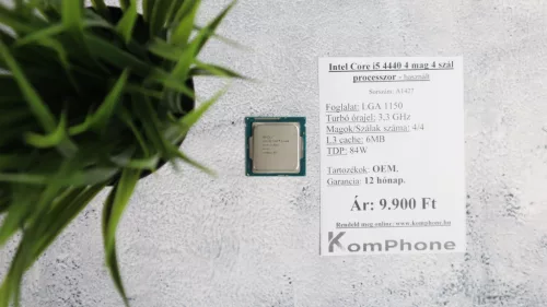 Intel Core i5 4440 4 mag 4 szál processzor garanciával hibátlan működéssel - használt