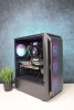Gamer számítógép Gigabyte A520 AORUS ELITE R5 5500 16GB DDR4 512GB SSD RX 6600 XT 8GB Rampage SHIVA Thermaltake 500W  - használt