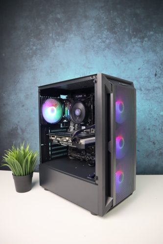 Gamer számítógép MSI B450 R5 5500 16GB DDR4 512GB SSD RTX 2060 Super 8GB Rampage SHIVA Thermaltake 500W  - használt