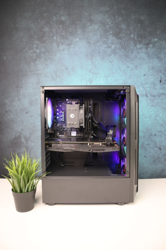 Gamer számítógép MSI B450M R5 3600 16GB DDR4 512GB SSD GTX 1080 8GB Rampage SHIVA ADATA 600W  - használt