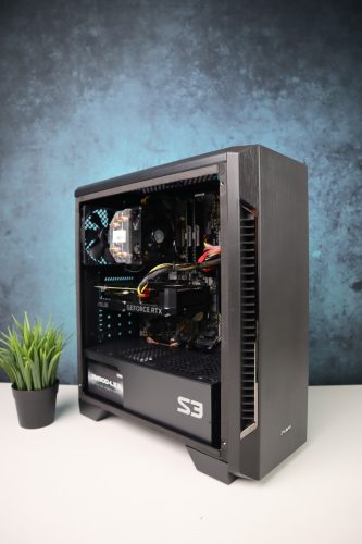 Gamer számítógép Asus TUF B360-Pro i7 9700 16GB DDR4 512GB SSD RTX 4060 8GB ZALMAN S3 TG Zalman 500W - használt