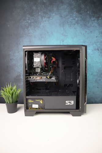 Gamer számítógép ASRock B360M-HDV i5 8500 16GB DDR4 512GB SSD GTX 1660 Super 6GB ZALMAN S3 TG NJOY 500W - használt