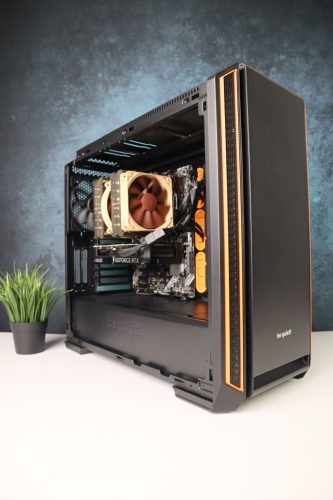 Gamer számítógép Asus B550M R9 5900X 32GB DDR4 1TB SSD RTX 4070 SUPER 12GB Be Quiet! Silent Base 601 Chieftech  850W - használt
