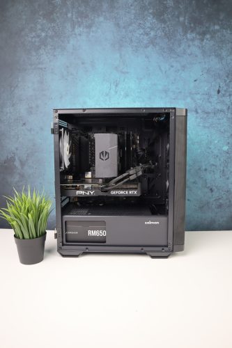 Gamer számítógép ASUS A620M R5 7500F 32GB DDR5 1TB SSD RTX 4070 SUPER 12GB Zalman M4 Corsair 650W - használt