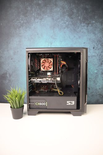 Gamer számítógép MSI Z390 i7 8700 32GB DDR4 512GB SSD RTX 2060 Super 8GB Zalman S3 TG Corsair 600W - használt
