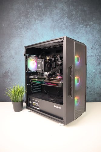 Gamer számítógép GigaByte H610M i5 12400F 32GB DDR4 512GB SSD RTX 3060 12GB Zalman i3 NEO Cooler Master 650W - használt