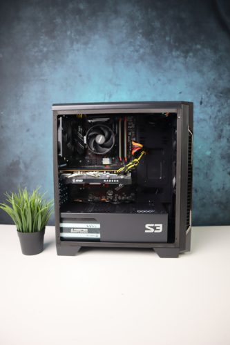 Gamer számítógép MSI B450 R5 5600X 16GB DDR4 512GB SSD 1TB HDD RX 5700 XT 8GB ZALMAN S3 TG Chieftec 600W - használt