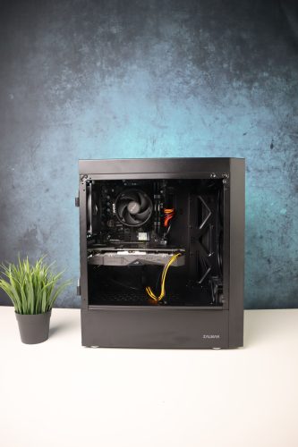 Gamer számítógép MSI B450 R3 3100 16GB DDR4 512GB SSD 750GB HDD GTX 1050Ti 4GB ZALMAN ZM-T7 Chieftec 400W - használt