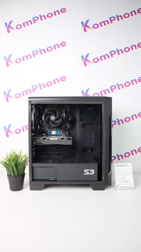 Gamer számítógép GIGABYTE A520M R5 1400 8GB DDR4 256GB SSD 500GB HDD GTX 1050 Ti 4GB ZALMAN S3 DEEPCOOL 400W - használt