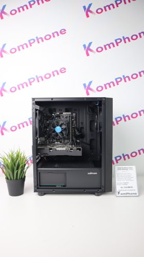 Gamer számítógép Asus H110M i5 7500 8GB DDR4 250GB SSD GTX 1050Ti 4GB ZALMAN T3 Plus Deepcool 400W - használt