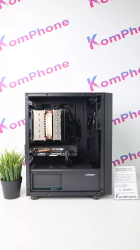 Gamer számítógép GIGABYTE B360N i5 9600KF 16GB DDR4 512GB SSD GTX 1660 Super 6GB Zalman T3 Plus DeepCool 400W - használt