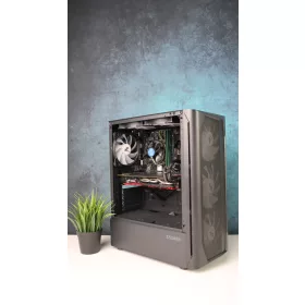   Gamer számítógép Gigabyte H510M i5 10400F 32GB DDR4 512GB SSD GTX 1070 8GB ZALMAN N4 Corsair 550W - használt