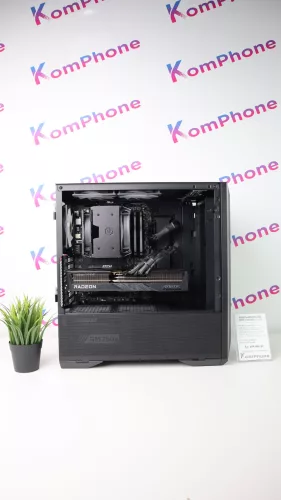 Gamer számítógép MSI B650 R5 9600X 32GB DDR5 1TB SSD RX 9070XT 16GB Lian Li LANCOOL II Mesh C RGB Corsair 750W - használt
