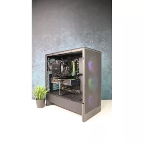   Gamer számítógép ASUS STRIX B650E R7 7700X 16GB DDR5 512GB SSD RTX 4070 12GB NZXT H5 Flow RGB THERMALTAKE 750W - használt