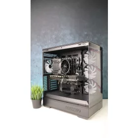   Gamer számítógép Gigabyte B650M R7 8700F 16GB DDR5 512GB SSD RTX 3080 10GB Aerocool P500B Digi ARGB ADATA 750W - használt