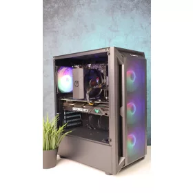   Gamer számítógép ASUS B450M R7 5700 32GB DDR4 512GB SSD RTX 3060 12GB Rampage SHIVA Cooler Master 650W - használt