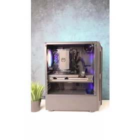   Gamer számítógép ASRock A520M R5 5500 16GB DDR4 500GB SSD RX 5700XT 8GB Rampage SHIVA Seasonic 650W - használt