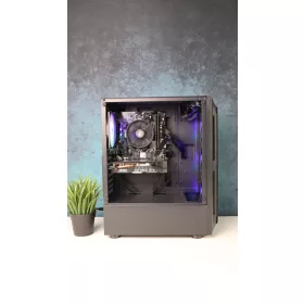   Gamer számítógép ASRock B450M R5 3600 16GB DDR4 512GB SSD GTX 1660 Super 6GB Rampage SHIVA DeepCool 400W - használt