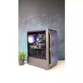   Gamer számítógép Asus H310M i5 9400 16GB DDR4 500GB SSD GTX 1660 Super 6GB Rampage SHIVA DeepCool 400W - használt