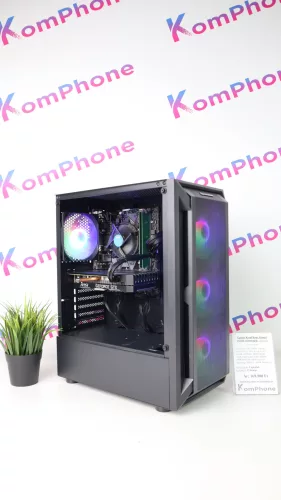 Gamer számítógép Asus H310M i5 9400 16GB DDR4 500GB SSD GTX 1660 Super 6GB Rampage SHIVA DeepCool 400W - használt