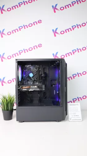 Gamer számítógép Asus H310M i5 9400 16GB DDR4 500GB SSD GTX 1660 Super 6GB Rampage SHIVA DeepCool 400W - használt