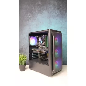   Gamer számítógép Asus B150 i5 7600 16GB DDR4 256GB SSD GTX 1060 3GB AIO Kendo DeepCool 400W - használt