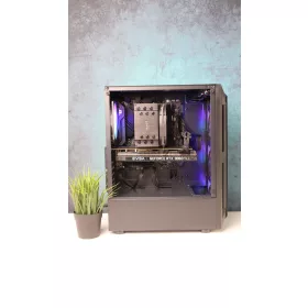   Gamer számítógép Asus TUF B560M i7 10700K 32GB DDR4 512GB SSD RTX 3060Ti 8GB Rampage SHIVA Enermax 650W - használt