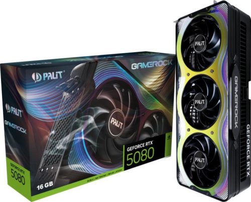 Palit GameRock RTX 5080 16GB GDDR7 videokártya