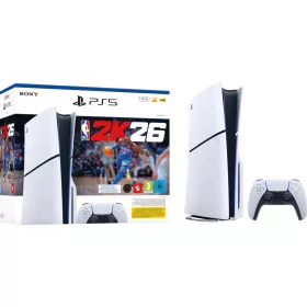   Sony PlayStation 5 Slim 1TB SSD lemezes játékkonzol + NBA 2K26 elektronikus licensz